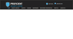 Desktop Screenshot of proficientsecurity.co.uk